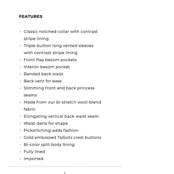 NWT Talbots Fuchsia Pink Blazer Gold Buttons 22W - Picture 16 of 16